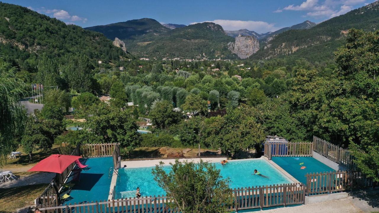 Camping Panoramique Du Verdon Castellane Exterior foto