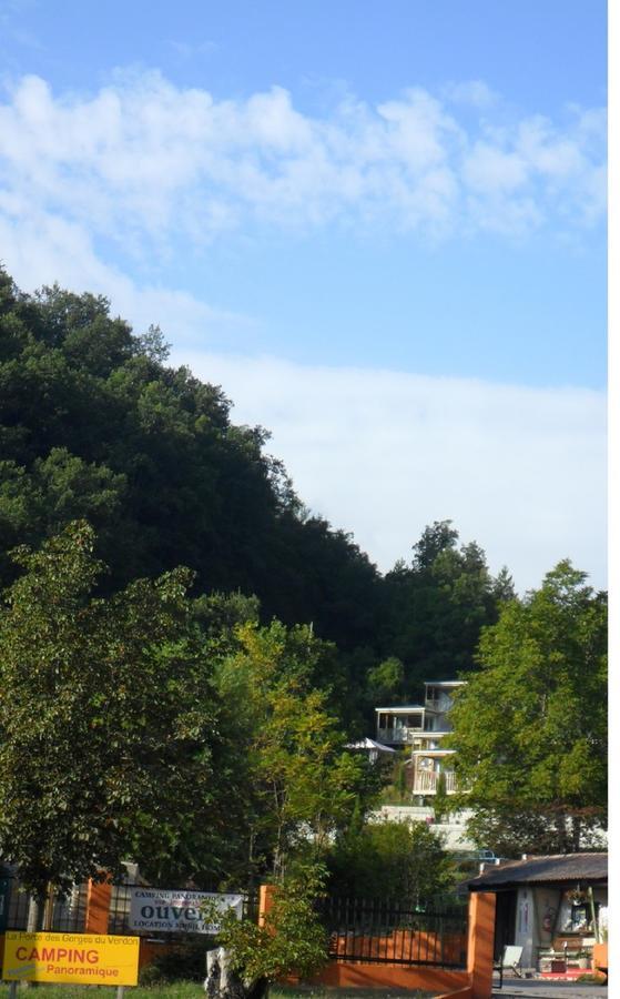 Camping Panoramique Du Verdon Castellane Exterior foto
